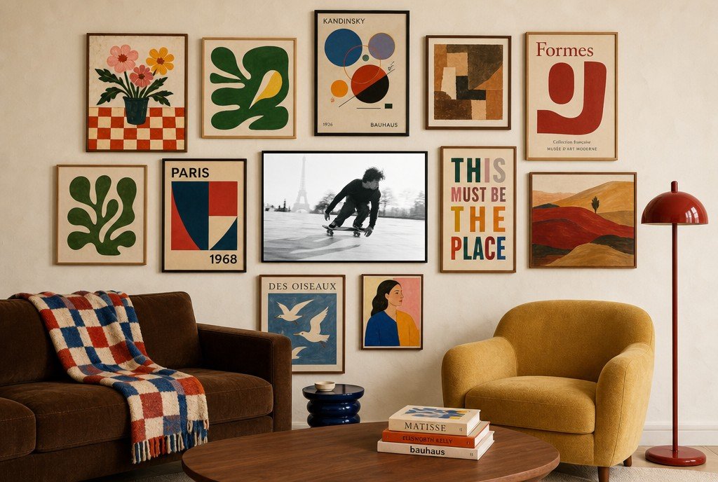 Skate, Tower Behind You, gallery wall