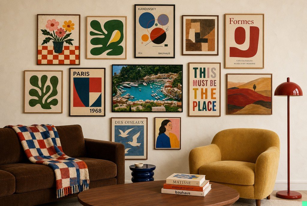 Portofino from Above, gallery wall