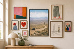 Where the Road Quits, gallery wall