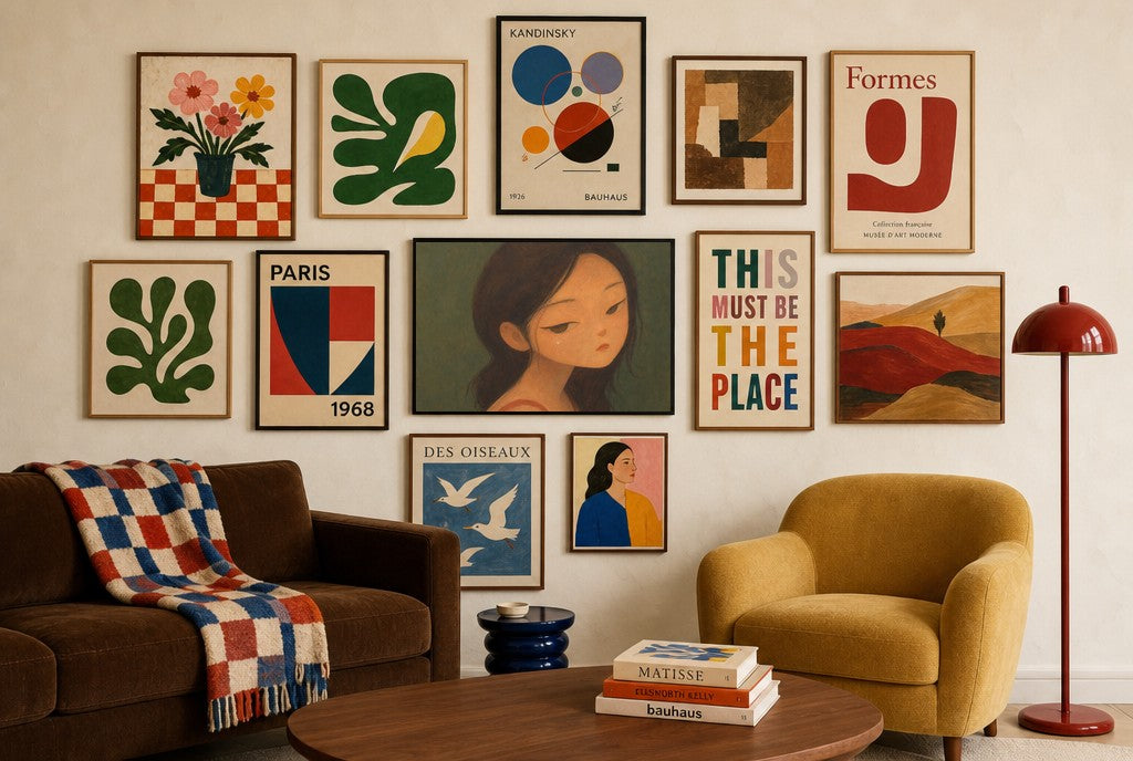 Knee-Deep in It, in gallery wall