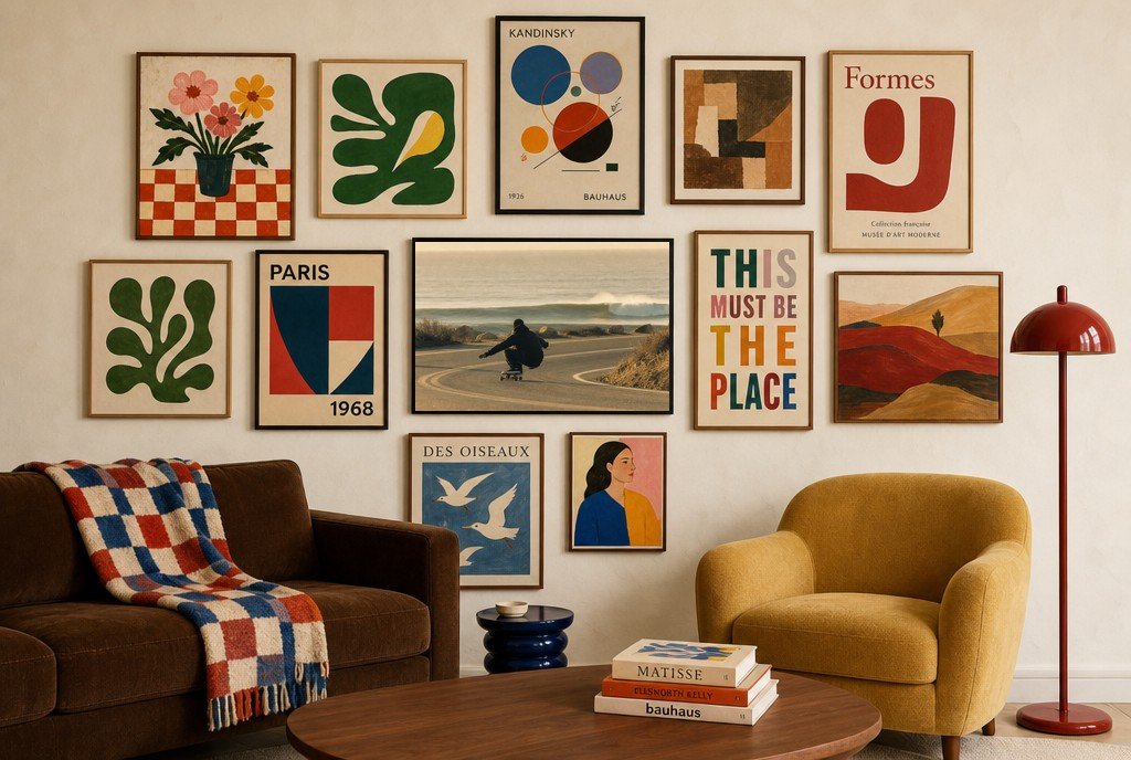 Crouched at the Break, gallery wall