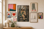 Tiara, Combat Boots, in gallery wall