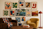 Leaving in Silk, gallery wall