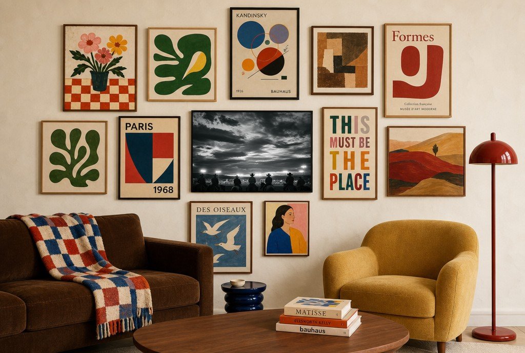 Brim of the Night, gallery wall