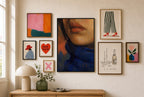 Turtleneck Weather, in gallery wall