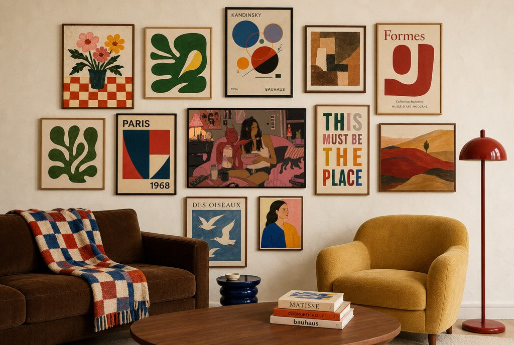 Cereal and the Devil, in gallery wall