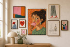 One Scoop, No Regrets, in gallery wall