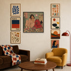 Doomscrolling, Together, in gallery wall
