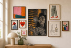 Through the Blinds, in gallery wall