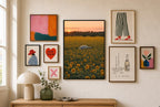 Hidden in the Sunflowers, gallery wall