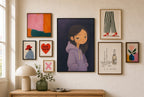 Crying a Little, in gallery wall