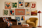 Flat Greyhound, in gallery wall