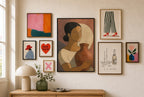Woman With a Pot, in gallery wall