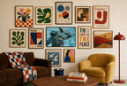 Under, Reaching Up, gallery wall