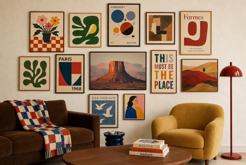 Red Mesa Hour, gallery wall