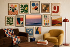Sherbet Hour, gallery wall