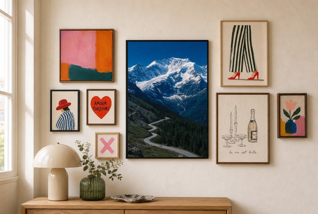 The Alpine Pass, gallery wall