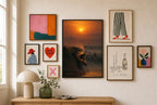 Drop at Sundown, gallery wall