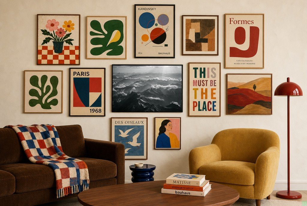 Above the Weather, gallery wall