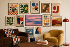 Pink Tide, gallery wall