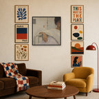 The Quiet Floor, in gallery wall