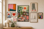 Too Many Plants, Just Enough, in gallery wall