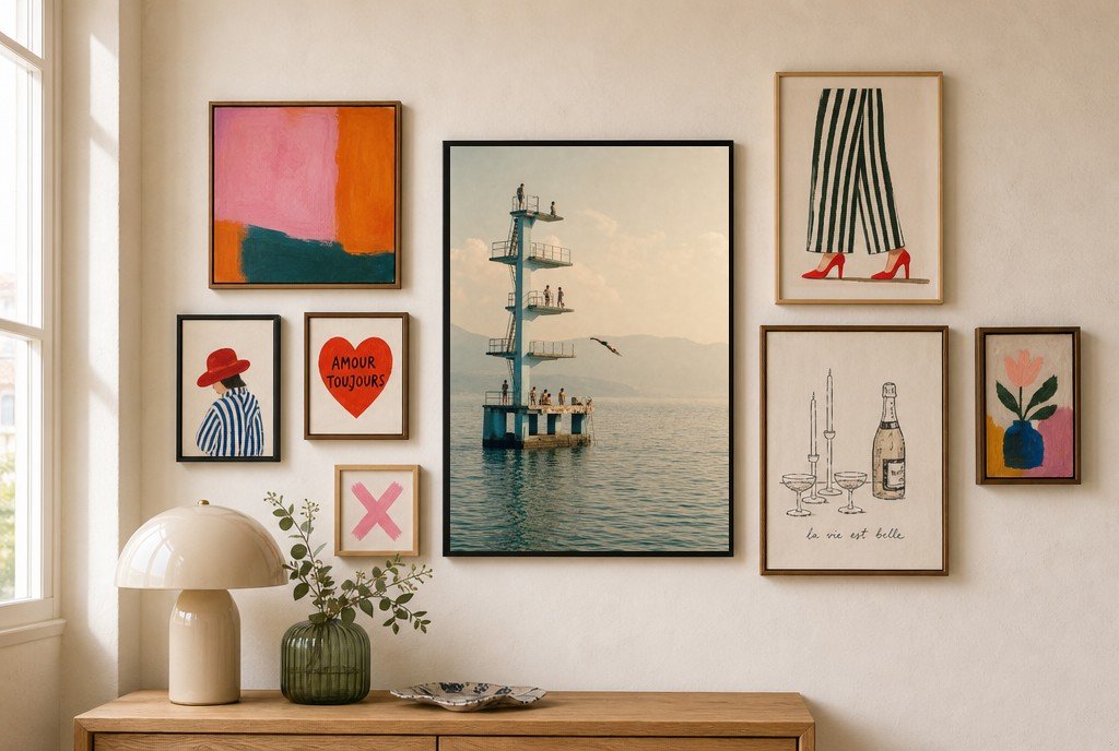 High Dive Diplomacy, gallery wall