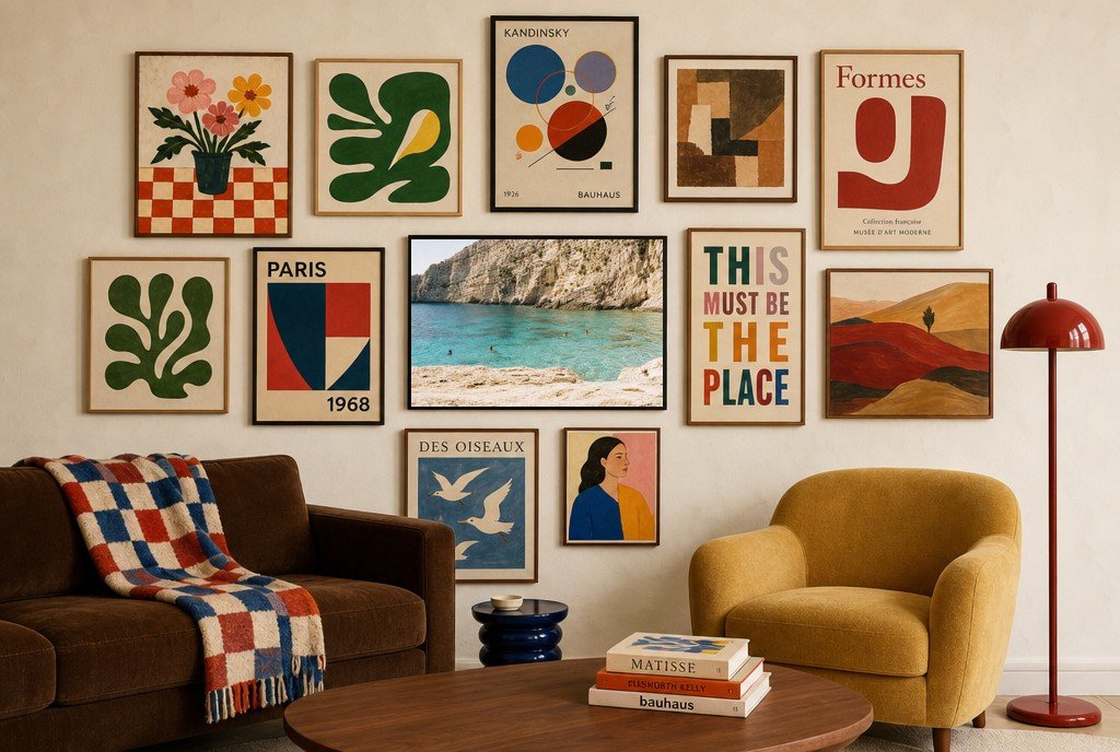 The Hidden Cove, gallery wall