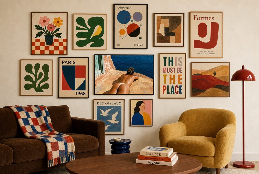 Sun on the Ledge, gallery wall