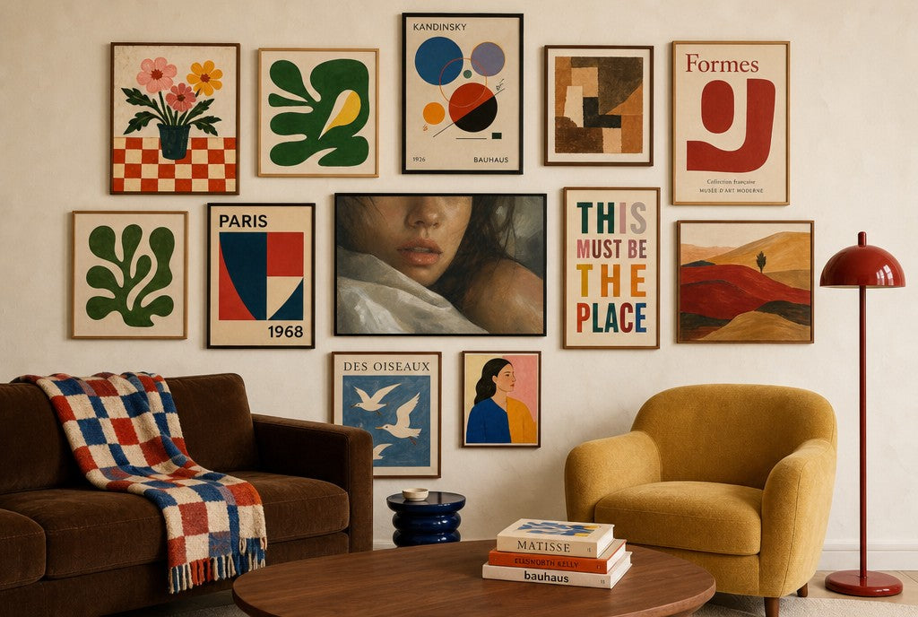 Slept In, in gallery wall