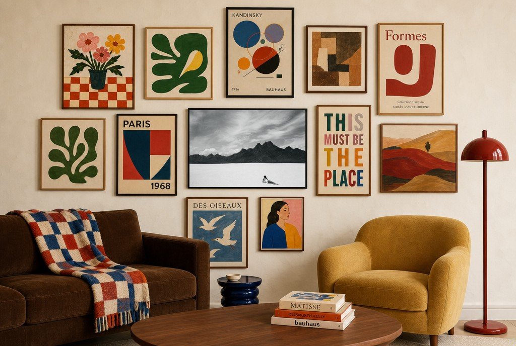 Sleeping Islands, gallery wall