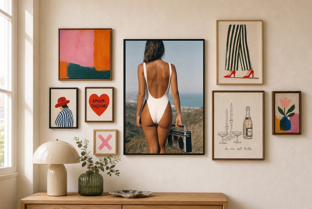 Boombox on the Bluff, gallery wall