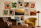 Amber Switchbacks, gallery wall