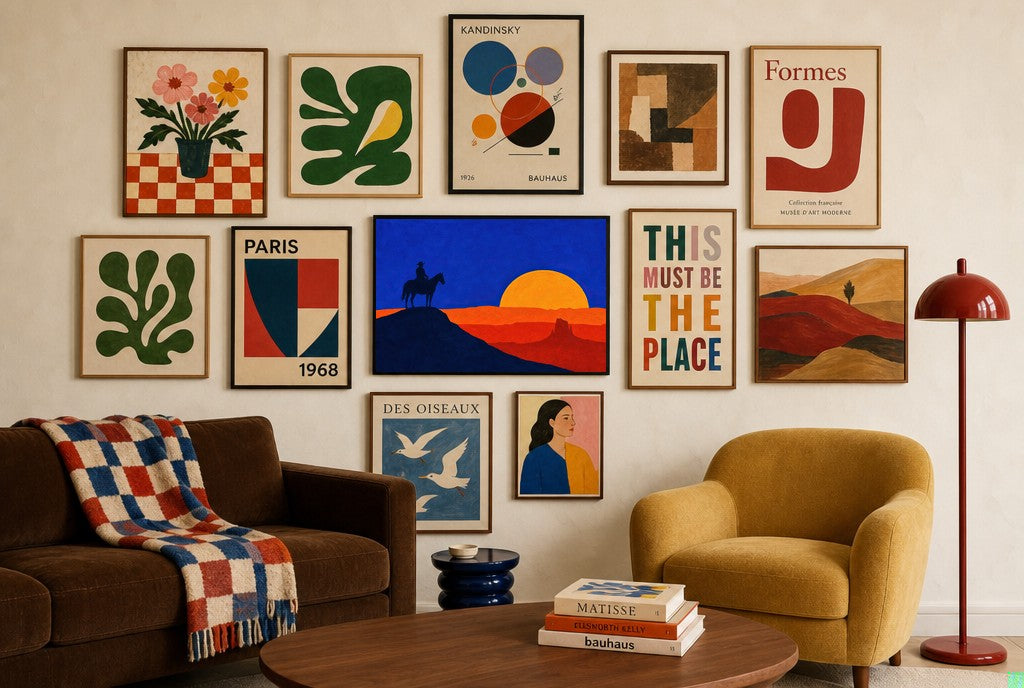 Last One on the Ridge, in gallery wall