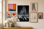 Cactus Noir, gallery wall