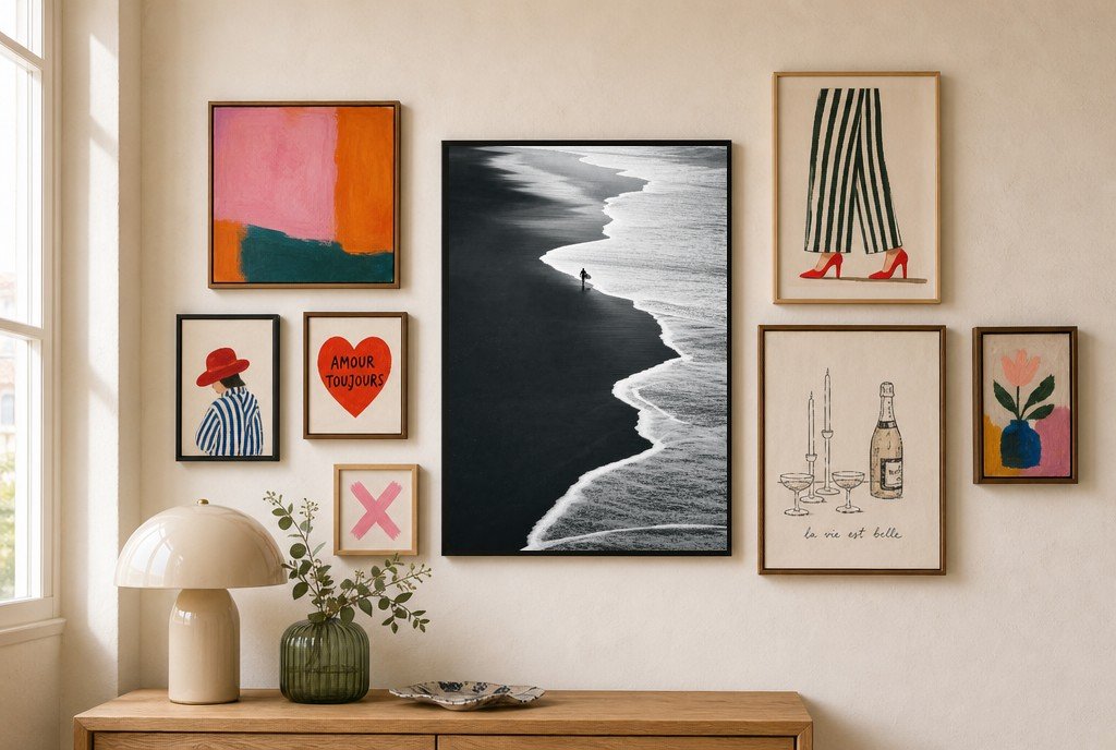 Walk the Black Sand, gallery wall