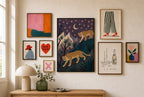 Leopards, Loose, in gallery wall