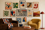 Sumo in Paris, in gallery wall