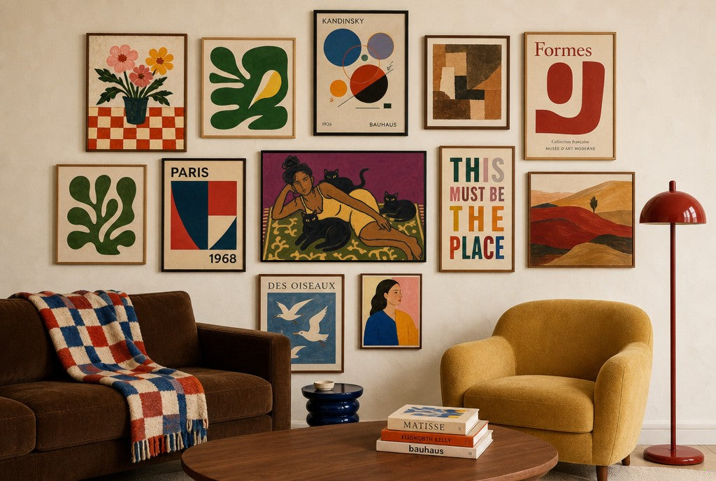 Outnumbered by Cats, in gallery wall