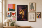 Dancing It Off, in gallery wall