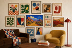 Long Way to Anywhere, in gallery wall