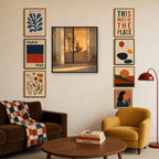 Cut Flowers, Good Light, in gallery wall