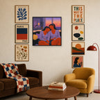 Us, at Sundown, in gallery wall