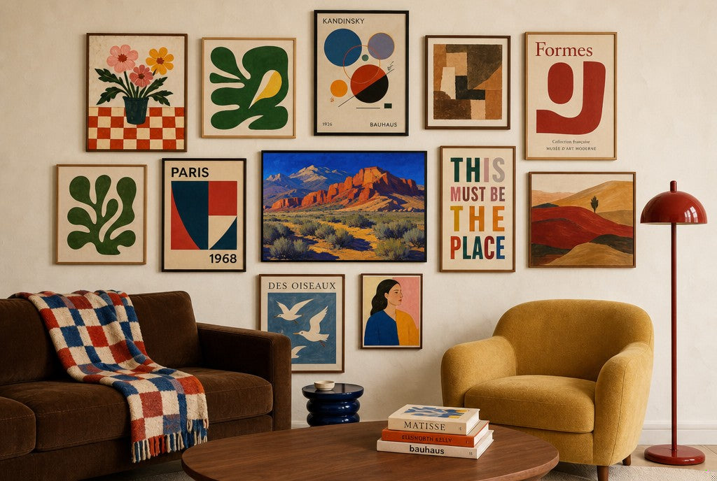 Far Range, in gallery wall
