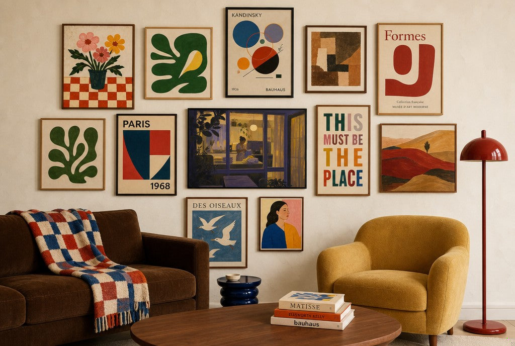 Late Laundry, in gallery wall