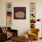 The Cat Knows, in gallery wall