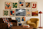 Two Riders, Big Sky, gallery wall