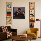 Don't Wake the Cat, in gallery wall
