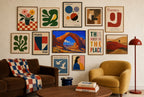 Through the Arch, in gallery wall