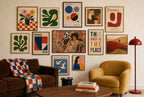 Of Two Faces, in gallery wall